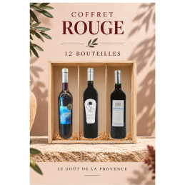 Coffret Rouge - 12 Bouteilles