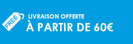 Livraison offerte à partir de 60€